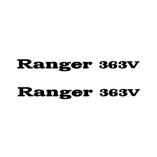 Ranger 363V  Boat Vinyl Decal Kit High glossy, premium 3 mill vinyl, with a life span of 5 - 7 years!