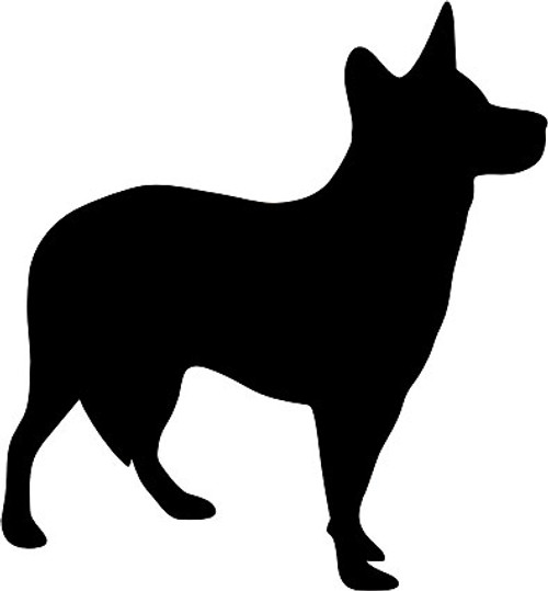 Australian Cattle Dog Vinyl Decal Sticker High glossy, premium 3 mill vinyl, with a life span of 5 - 7 years!