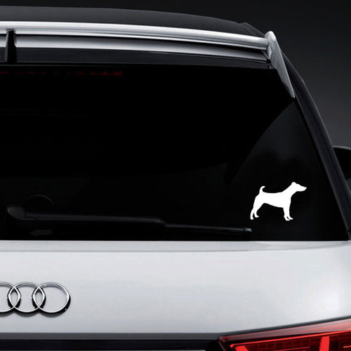 Fox Terrier Dog Vinyl Decal Sticker High glossy, premium 3 mill vinyl, with a life span of 5 - 7 years!