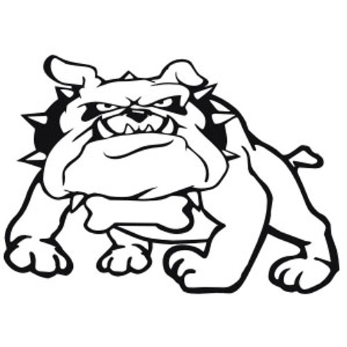 Bulldog Decal  v.2 High glossy, premium 3 mill vinyl, with a life span of 5 - 7 years!