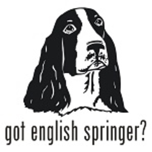 Got English Springer? Dog   Decal  v.1 High glossy, premium 3 mill vinyl, with a life span of 5 - 7 years!