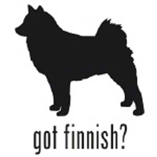 Got Finnish Spitz ? Dog  Silhouette  Decal High glossy, premium 3 mill vinyl, with a life span of 5 - 7 years!