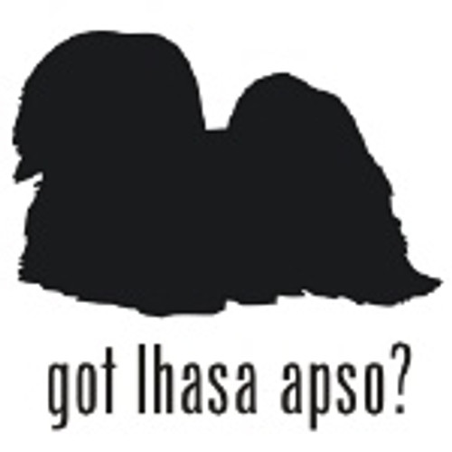 Got Lhasa Apso? Dog  Silhouette  Decal High glossy, premium 3 mill vinyl, with a life span of 5 - 7 years!