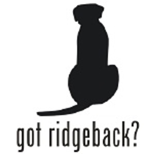 Got Rhodesian Ridgeback? Hound Dog ver1  Decal High glossy, premium 3 mill vinyl, with a life span of 5 - 7 years!