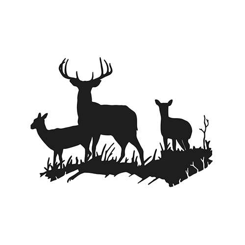 Animal  Silhouette  67 Vinyl Decal High glossy, premium 3 mill vinyl, with a life span of 5 - 7 years!