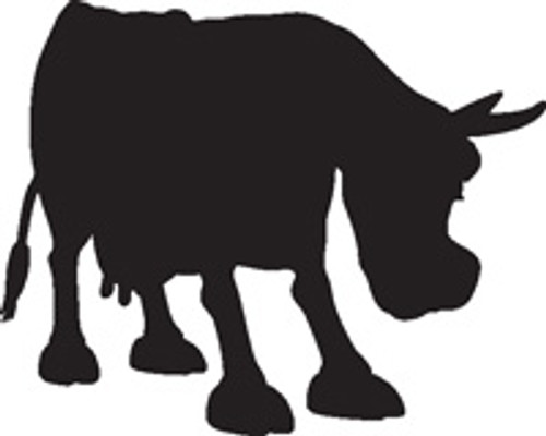 Cow 10 Vinyl Decal High glossy, premium 3 mill vinyl, with a life span of 5 - 7 years!