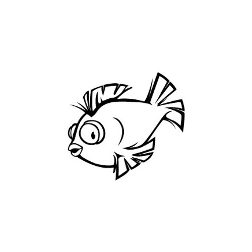 Fish 3 Vinyl Decal High glossy, premium 3 mill vinyl, with a life span of 5 - 7 years!