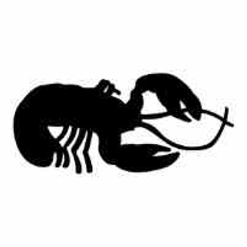 Lobster 2 Vinyl Decal High glossy, premium 3 mill vinyl, with a life span of 5 - 7 years!