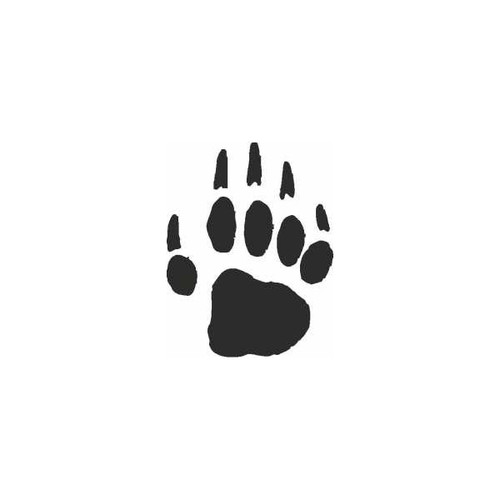Skunk Paw Print Foot Track Vinyl Decal High glossy, premium 3 mill vinyl, with a life span of 5 - 7 years!