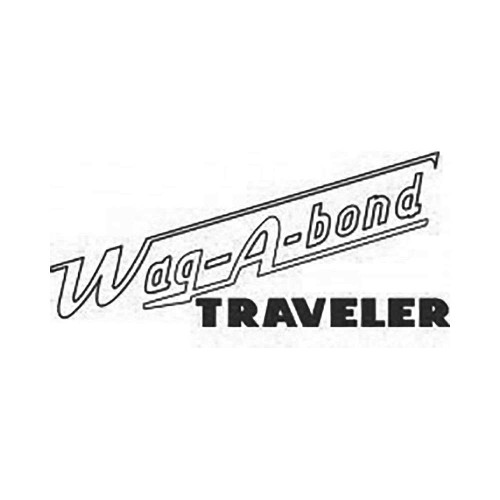 Wag-A-Bond Traveller Vinyl Decal Graphic High glossy, premium 3 mill vinyl, with a life span of 5 – 7 years!
