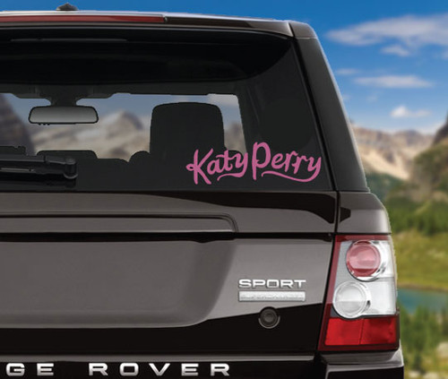 Our Katy Perry Vinyl Decal Sticker is offered in many color and size options. <strong>PREMIUM QUALITY</strong> <ul>  	<li>High Performance Vinyl</li>  	<li>3 mil</li>  	<li>5 - 7 Outdoor Lifespan</li>  	<li>High Glossy</li>  	<li>Made in the USA</li> </ul> &nbsp;