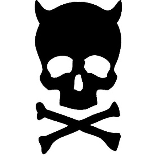 Our Damage Plan Skull  Vinyl Decal Sticker is offered in many color and size options. <strong>PREMIUM QUALITY</strong> <ul>  	<li>High Performance Vinyl</li>  	<li>3 mil</li>  	<li>5 - 7 Outdoor Lifespan</li>  	<li>High Glossy</li>  	<li>Made in the USA</li> </ul> &nbsp;