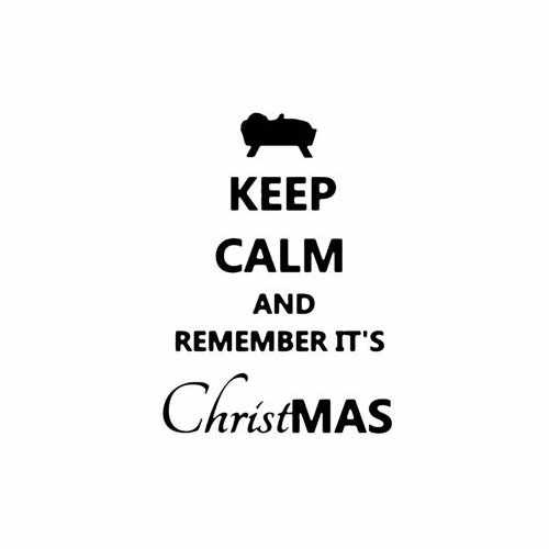 Keep Calm And Remember Its Christmas  Vinyl Decal Sticker

Size option will determine the size from the longest side
Industry standard high performance calendared vinyl film
Cut from Oracle 651 2.5 mil
Outdoor durability is 7 years
Glossy surface finish