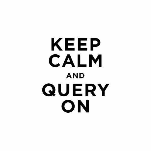 Keep Calm And Query On  Vinyl Decal Sticker

Size option will determine the size from the longest side
Industry standard high performance calendared vinyl film
Cut from Oracle 651 2.5 mil
Outdoor durability is 7 years
Glossy surface finish