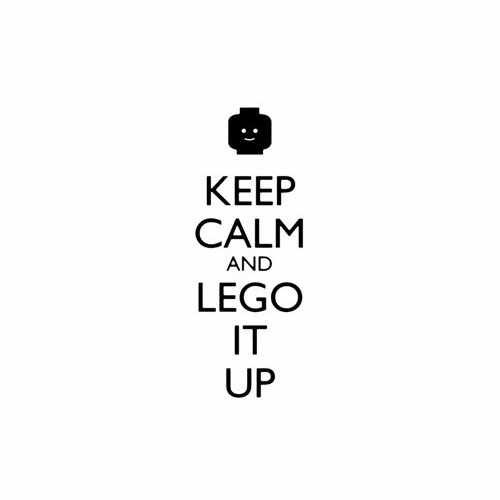 Keep Calm And Lego It Up  Vinyl Decal Sticker

Size option will determine the size from the longest side
Industry standard high performance calendared vinyl film
Cut from Oracle 651 2.5 mil
Outdoor durability is 7 years
Glossy surface finish