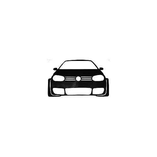 Mk4 Golf Front Vinyl Decal Sticker

Size option will determine the size from the longest side
Industry standard high performance calendared vinyl film
Cut from Oracle 651 2.5 mil
Outdoor durability is 7 years
Glossy surface finish