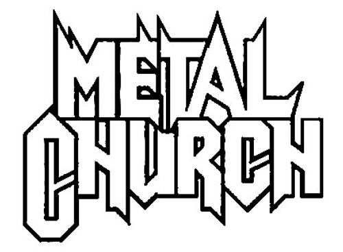 CHURCH  Metal Band Logo Vinyl Decal