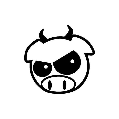 18 Devil Rally Pig Vinyl Sticker