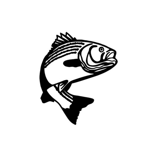 Bass Fish Wildlfie Vinyl Sticker