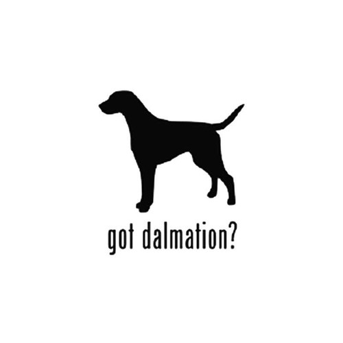 Got Dalmatian Dog Vinyl Sticker