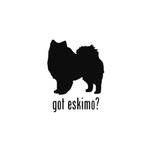 Got Eskimo Dog Vinyl Sticker