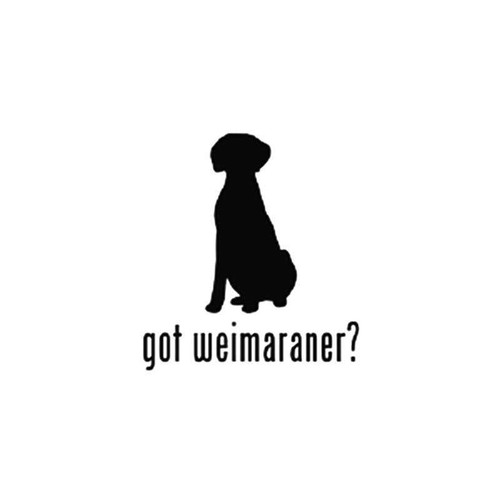 Got Weimaraner Dog 1 Vinyl Sticker