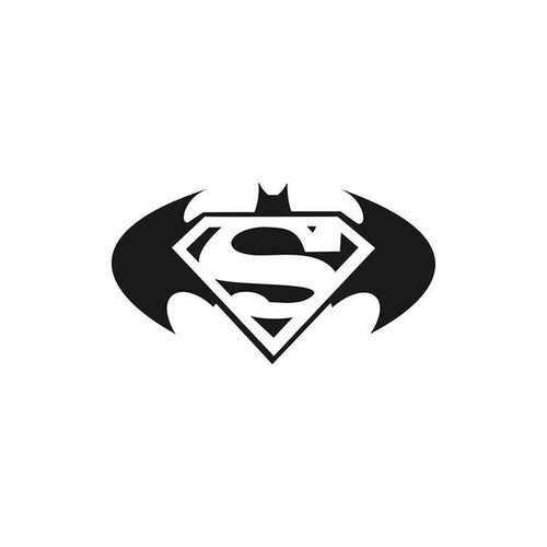 Batman Superman 51 Vinyl Sticker