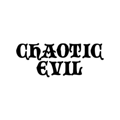 Chaotic Evil 2 Vinyl Sticker