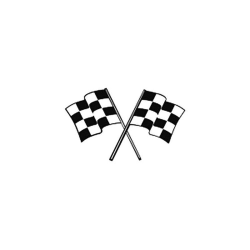 Checkered Racing Flag Checkered Racing Flag 4 Vinyl Sticker