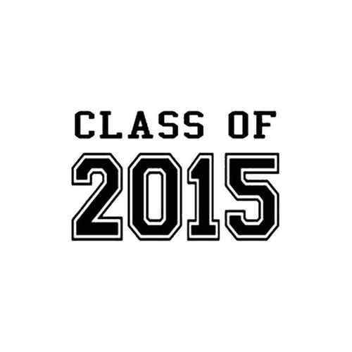 Class Of 2015 186 Vinyl Sticker