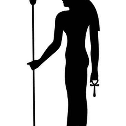 Egyptian God Hathor 228 Vinyl Sticker