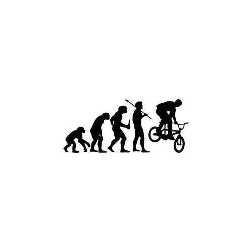Evolution s Bmx Biking Evolution Vinyl Sticker