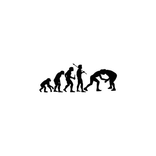 Evolution s Greco Roman Wrestling Evolution Vinyl Sticker