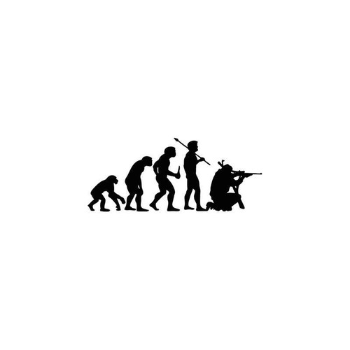 Evolution s Hunting Evolution Style 2 Vinyl Sticker