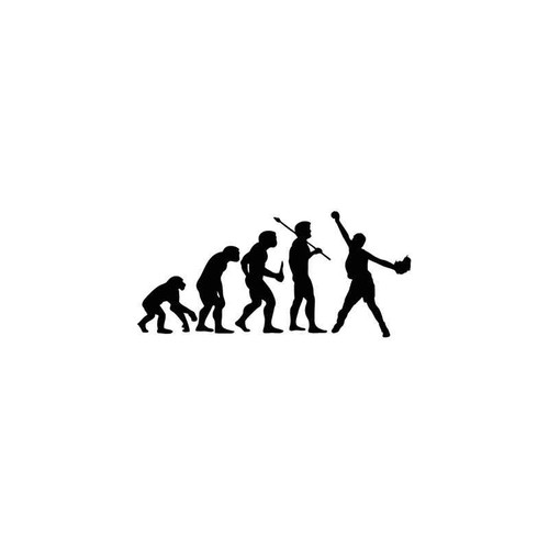 Evolution s Softball Evolution Vinyl Sticker