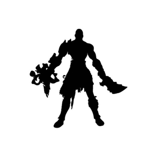 God Of War Kratos Siluettes Vinyl Sticker