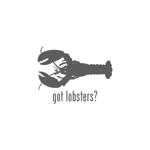 Got s Got Lobsters Style 2 Vinyl Sticker