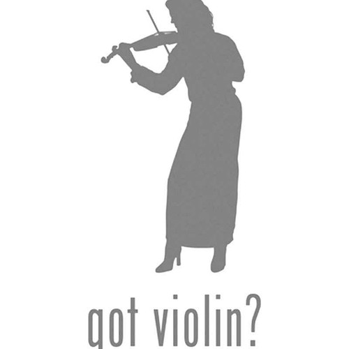 Got s Got Violin 2 Vinyl Sticker