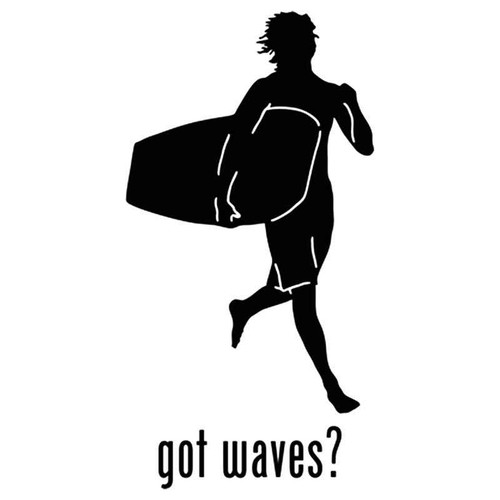 Got s Got Waves Surfing Vinyl Sticker