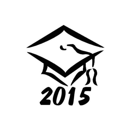 Graduation 2015 52 Vinyl Sticker