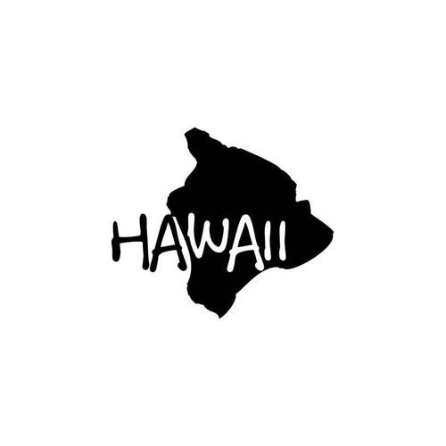 Hawaiian Hawaii Style 2 Vinyl Sticker