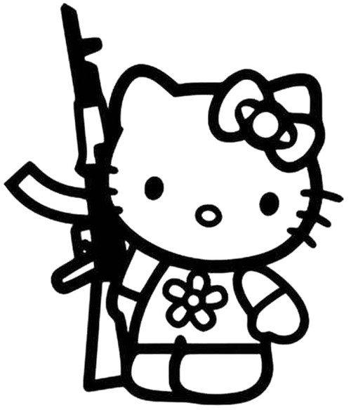 Hello Kitty AK Machine Gun