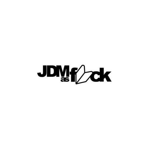 Jdm s Jdm As Fuck Soshinoya Style 2 Vinyl Sticker
