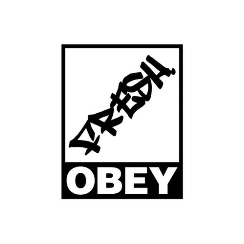 Jdm s Obey Fresh Jdm Vinyl Sticker