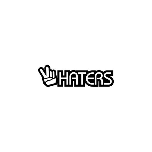 Jdm s Peace Haters Jdm Vinyl Sticker