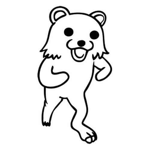 Jdm s Pedobear Jdm Style 3 Vinyl Sticker