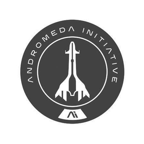 Mass Effect Andromeda Initiative Tempest Emblem For Vinyl Sticker