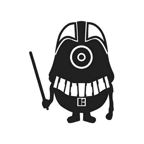 Minion Darth Vader 05 Vinyl Sticker