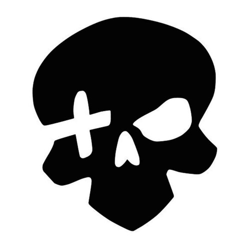 Overwatch Mccree Deadeye Skull Spray For Vinyl Sticker