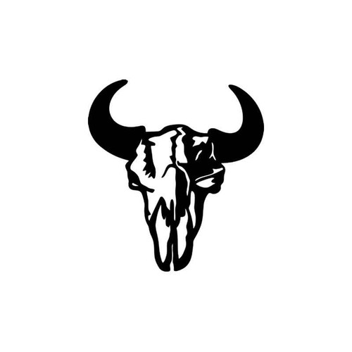 Skulls s Longhorn Bull Cow Skull Style 12 Vinyl Sticker
